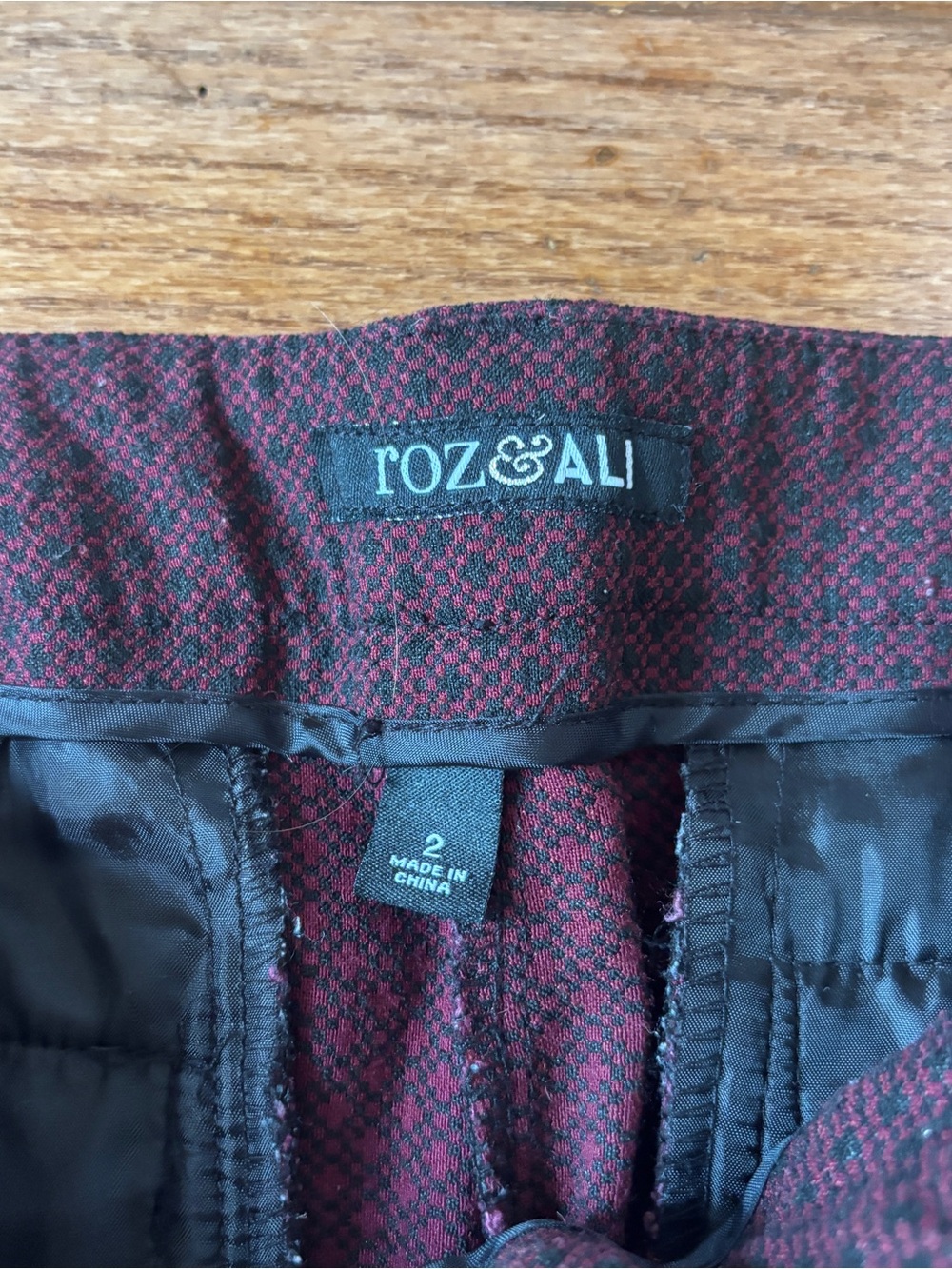 Womens Roz & Ali dress slacks size 2 - Picture 10 of 12